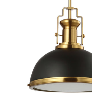 Homer Modern Industrial Iron LED Dome Pendant