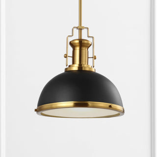 Homer Modern Industrial Iron LED Dome Pendant