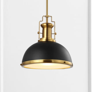 Homer Modern Industrial Iron LED Dome Pendant