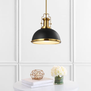 Homer Modern Industrial Iron LED Dome Pendant
