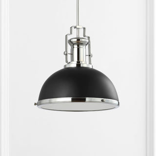 Homer Modern Industrial Iron LED Dome Pendant