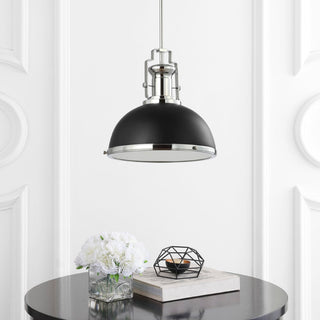 Homer Modern Industrial Iron LED Dome Pendant