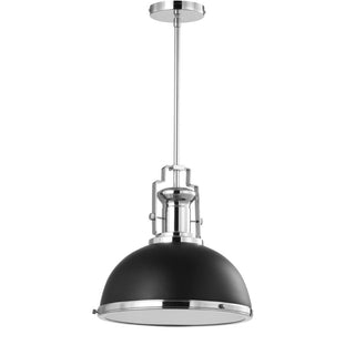 Homer Modern Industrial Iron LED Dome Pendant