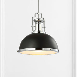 Homer Modern Industrial Iron LED Dome Pendant