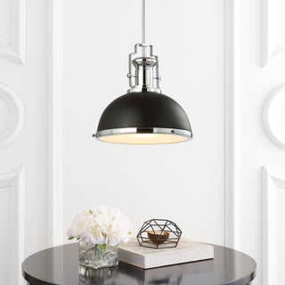 Homer Modern Industrial Iron LED Dome Pendant