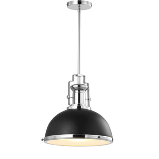 Homer Modern Industrial Iron LED Dome Pendant