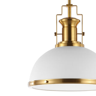 Homer Modern Industrial Iron LED Dome Pendant