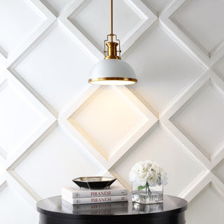 Homer Modern Industrial Iron LED Dome Pendant