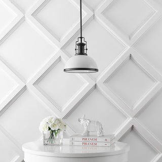 Homer Modern Industrial Iron LED Dome Pendant