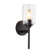 Juno Farmhouse Industrial Iron Cylinder LED Sconce