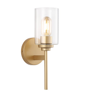 Juno Farmhouse Industrial Iron Cylinder LED Sconce - JONATHAN Y