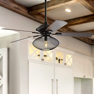Clift 52" Mid-century LED Ceiling Fan With Remote - JONATHAN Y