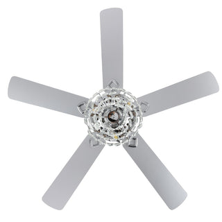 Mindy 52" Glam Modern Crystal Shade LED Ceiling Fan With Remote - JONATHAN Y
