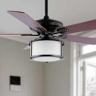 Brandy 52" Bohemain Farmhouse Iron LED CEILING FAN - JONATHAN Y