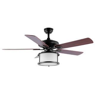 Brandy 52" Bohemain Farmhouse Iron LED CEILING FAN - JONATHAN Y