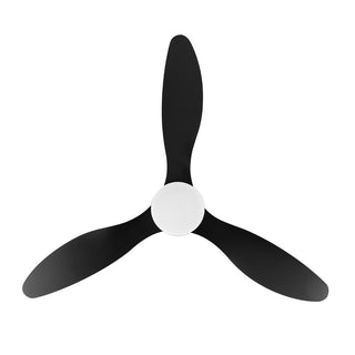 Audie 52" Classic Industrial Iron/Plastic Mobile-App/Remote-Controlled 6-Speed Propeller Integrated LED Ceiling Fan - JONATHAN Y