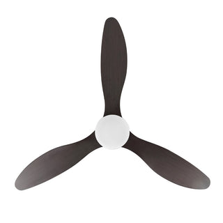 Audie 52" Classic Industrial Iron/Plastic Mobile-App/Remote-Controlled 6-Speed Propeller Integrated LED Ceiling Fan