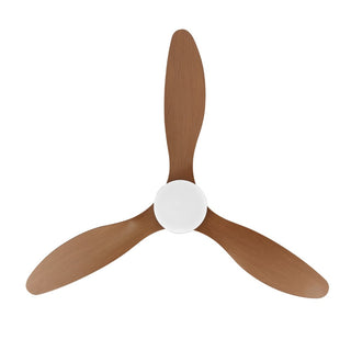 Audie 52" Classic Industrial Iron/Plastic Mobile-App/Remote-Controlled 6-Speed Propeller Integrated LED Ceiling Fan
