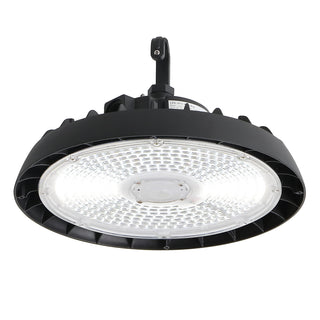 12 in. 200-Watt Integrated LED High Bay Indoor/Outdoor UFO Light with 26000 Lumens 5000K