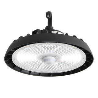 12 in. 200-Watt Integrated LED Motion Sensor High Bay Indoor/Outdoor UFO Light with 26000 Lumens 5000K