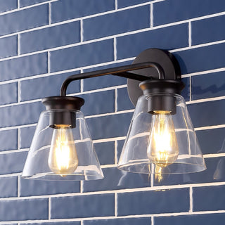 Kondo Modern Farmhouse Iron LED Vanity - JONATHAN Y