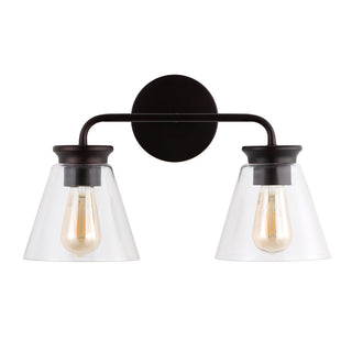 Kondo Modern Farmhouse Iron LED Vanity - JONATHAN Y
