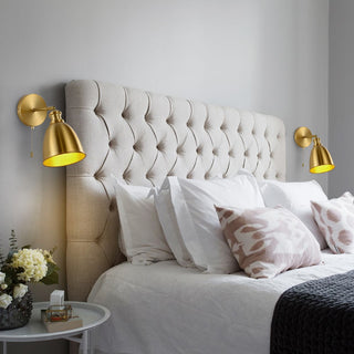 Hudson 6.5" Farmhouse Bohemian Iron LED Sconce - JONATHAN Y