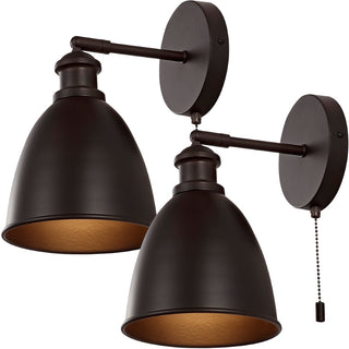 Hudson 6.5" Farmhouse Bohemian Iron LED Sconce - JONATHAN Y