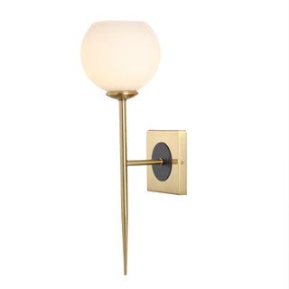 Sylvie 6" Coastal French Country Iron LED Sconce - JONATHAN Y