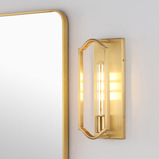 Chloe 4.75" Modern Bohemian Iron LED Sconce - JONATHAN Y