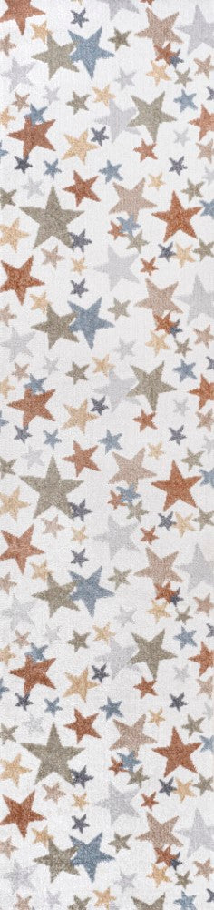 Star Gazer Geometric Machine-washable Area Rug