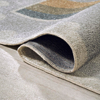 Minha Rainbow Dot Modern Machine-washable Area Rug - JONATHAN Y