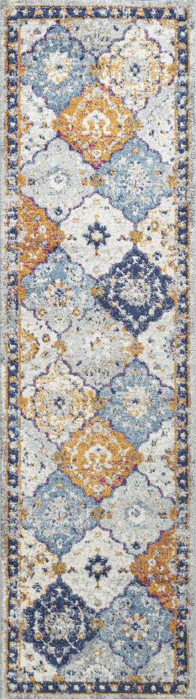 Kirman Bohemian Medallion  Area Rug - JONATHAN Y