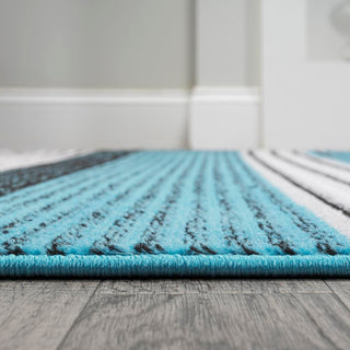 Duxbury Gradient Ticking Striped Area Rug - JONATHAN Y