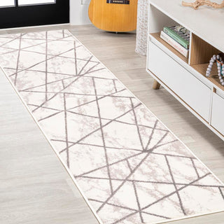 Patras Modern Geometric Marbled Area Rug - JONATHAN Y