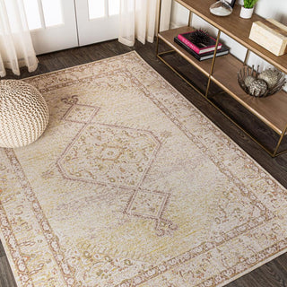 Lila Modern Tribal Medallion Area Rug - JONATHAN Y