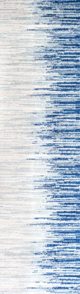Linear Modern Half-stripe Area Rug - JONATHAN Y