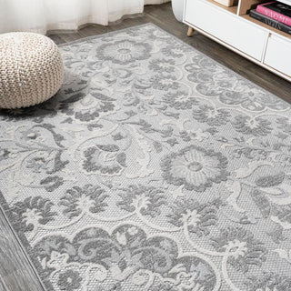 Lucena Modern Medallion High-low Indoor/outdoor Area Rug - JONATHAN Y