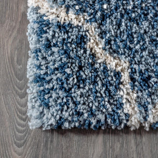 Susa Ogee Moroccan Trellis Shag Area Rug