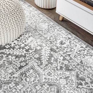Modern Persian Vintage Medallion Area Rug - JONATHAN Y