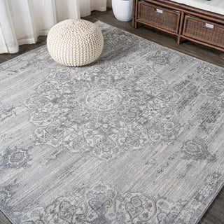 Modern Persian Vintage Moroccan Medallion Area Rug