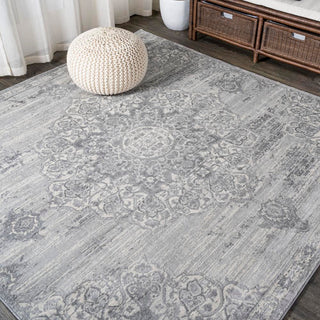 Modern Persian Vintage Moroccan Medallion Area Rug