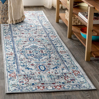 Edison modern Persian Vintage Medallion Area Rug - JONATHAN Y