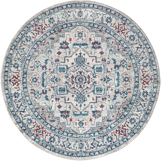 Edison modern Persian Vintage Medallion Area Rug - JONATHAN Y