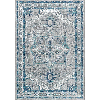 Jerica modern Persian Vintage Medallion Area Rug