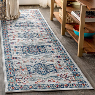 Kasbah Modern Persian Vintage Medallion Area Rug - JONATHAN Y