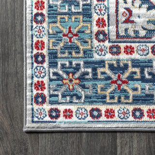 Kasbah Modern Persian Vintage Medallion Area Rug - JONATHAN Y
