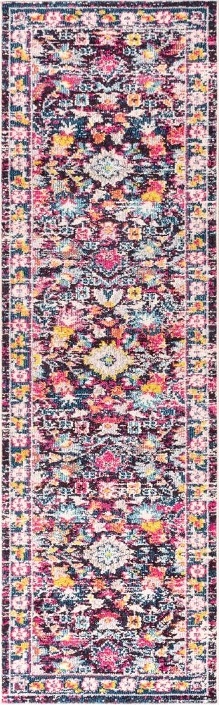 Alfombra Modern Persian Boho Floral Area Rug - JONATHAN Y