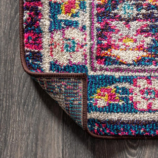 Alfombra Modern Persian Boho Floral Area Rug - JONATHAN Y