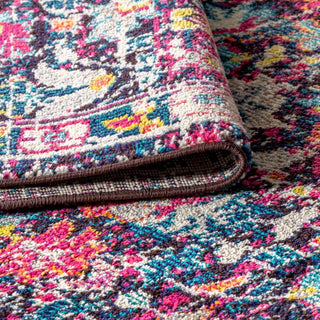 Alfombra Modern Persian Boho Floral Area Rug - JONATHAN Y